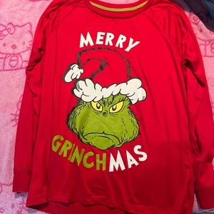 Dr. Seuss Red Grinchmas Long Sleeve Tee